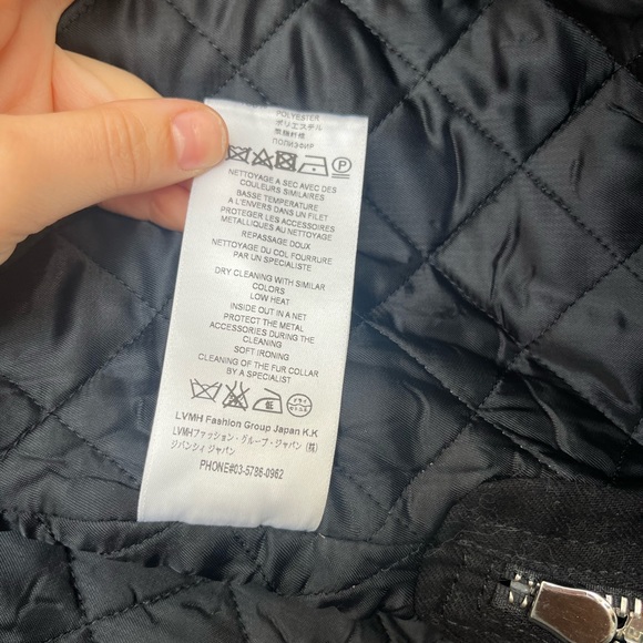 Givenchy Black Denim Cape/Poncho/Coat w/Mink Collar - Picture 16 of 16